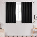 Deconovo Blackout Curtains, Thermal Insulated, W52 x L45 2 Panels, Back Tab by Deconovo