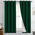 Yakamok 100% Blackout Curtain Panels 63 inches Cold and Light Blocking Drapes by Yakamok