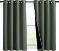 NICETOWN 100% Blackout Curtains 54 inches Long, Double-Deck Completely Blackout by NICETOWN