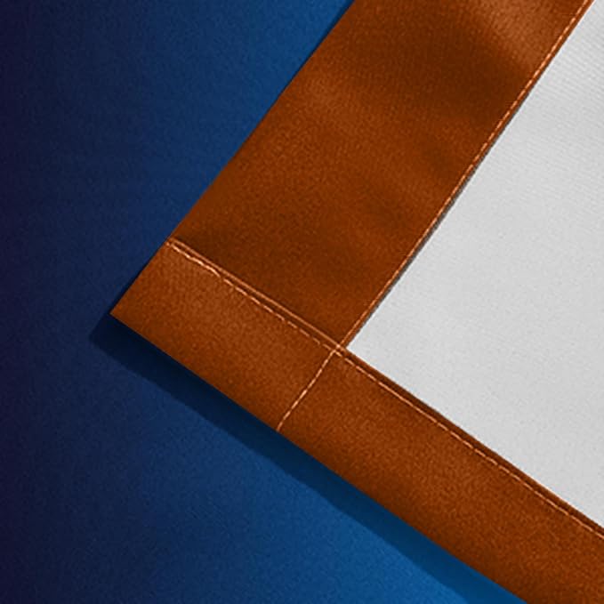 Yakamok Blackout Ombre Dark Blue and Burnt Orange Curtains-Gradient Room - Image 7