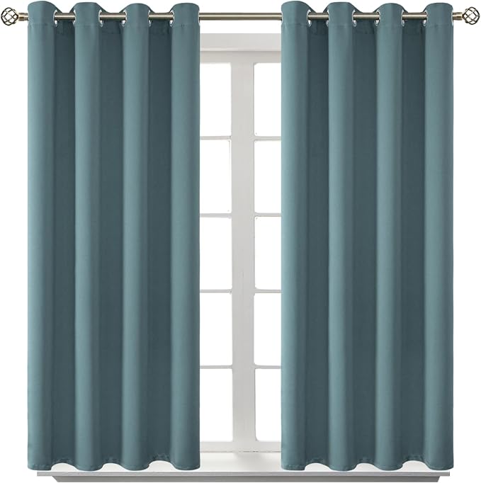 BGment Room Darkening Curtains 45 Inches Long by BGment