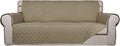 PureFit Reversible Quilted Sofa Cover, Water Resistant Slipcover Furniture by PureFit