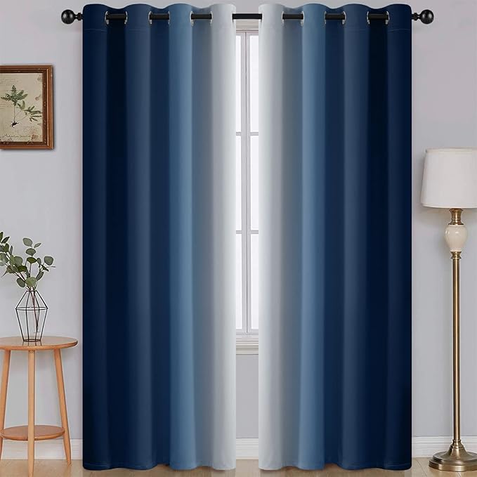 SimpleHome Ombre Room Darkening Curtains by SimpleHome