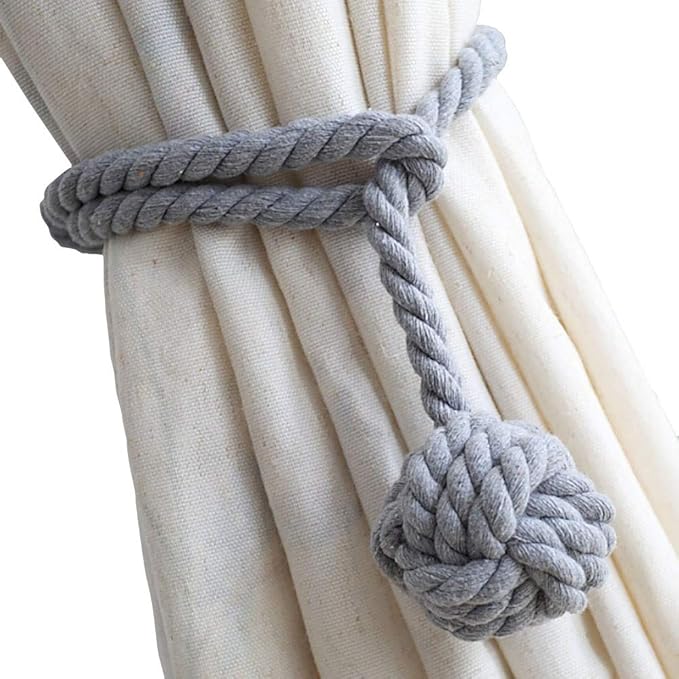 Melaluxe 2 Pack Curtain Tiebacks by Melaluxe