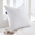 MIULEE Feather Pillow Insert 28x28, Decorative Down Feather Fluffy Throw Pillow by MIULEE