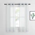 NICETOWN Sheer Curtains and Drapes 63 inches Long by NICETOWN