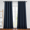 NICETOWN Navy Curtains 96 inches Long, Grommet Thermal Insulated Blackout by NICETOWN
