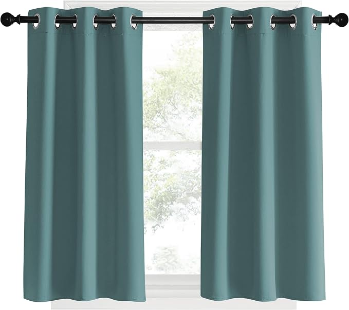 NICETOWN Modern Blackout Curtains Noise Reducing, 2 Panels, W34 x L40 -Inch - Image 2