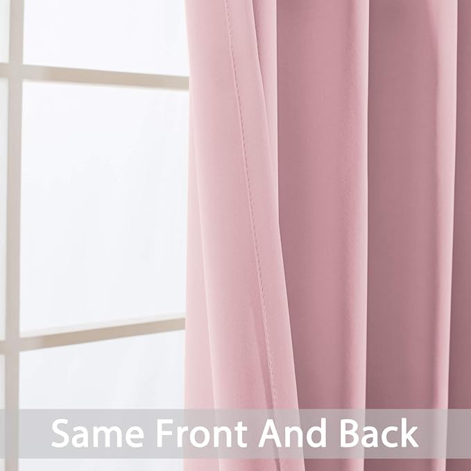 Yakamok Light Blocking Window Blackout Curtains Thermal Insulated Room - Image 6