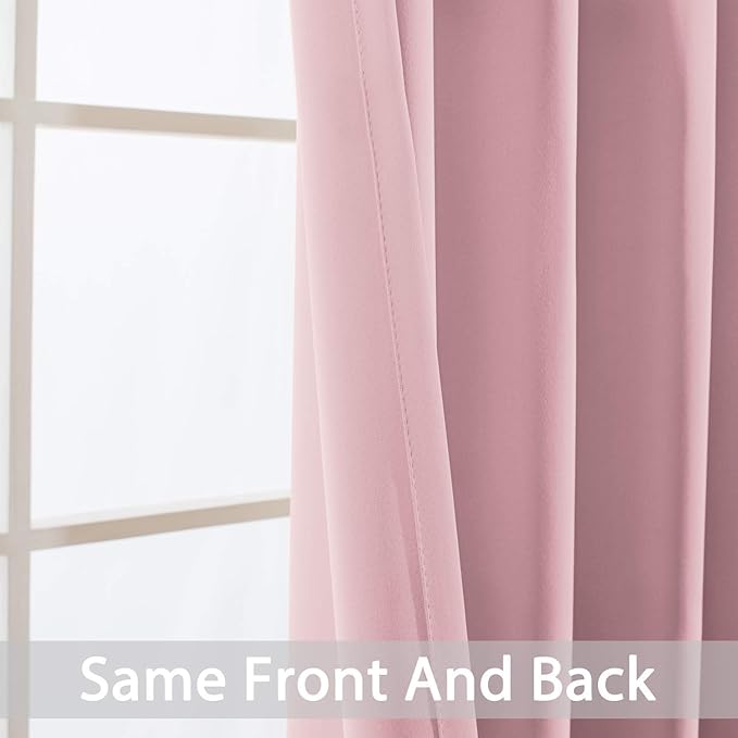 Yakamok Light Blocking Window Blackout Curtains Thermal Insulated Room - Image 3