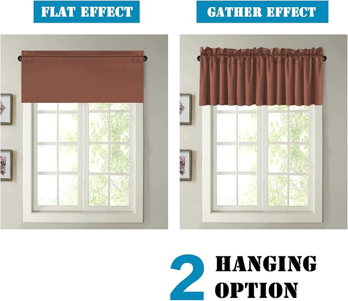 H.VERSAILTEX 4 Panels Blackout Valances - Image 6