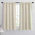 RYB HOME Curtains for Bedroom Living Room 63 inches Long, Thermal Insulated by RYBHOME