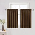 DWCN Short Brown Blackout Curtains by DWCN