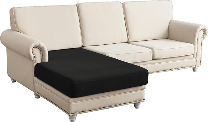 Couch Cover Velvet Chaise Cushion Cover by Taque