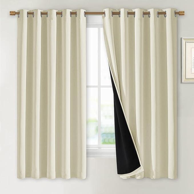 NICETOWN Living Room Completely Shaded Draperies, Privacy Protection & Noise by NICETOWN
