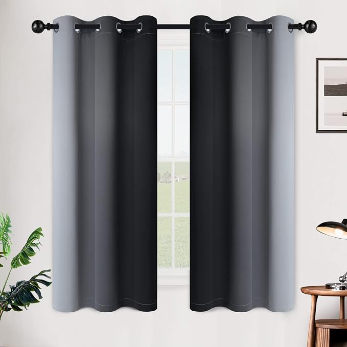 SimpleHome Ombre Room Darkening Curtains - Image 2