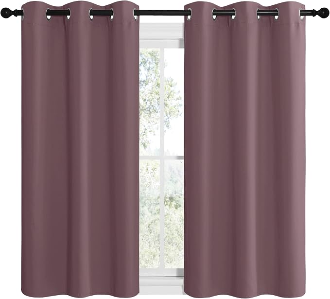 NICETOWN Dry Rose Room Darkening Curtains - Image 2