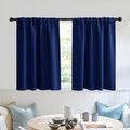 RYB HOME Blackout Privacy Bathroom Window Curtains, Short Thermal Insulated by RYBHOME