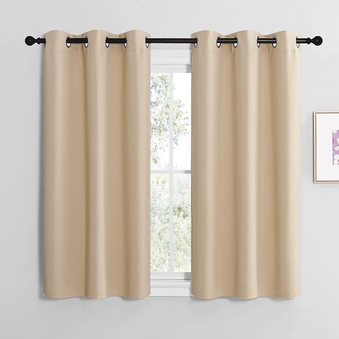 NICETOWN Room Darkening Draperies Window Curtain Panels, Thermal Insulated by NICETOWN