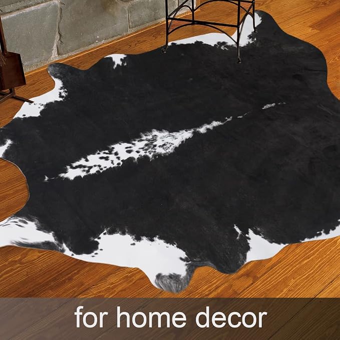 AROGAN 8x10 Feet Faux Cowhide Area Rugs - Image 6