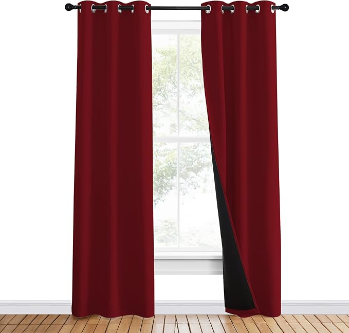 NICETOWN 100% Blackout Curtains - Image 2