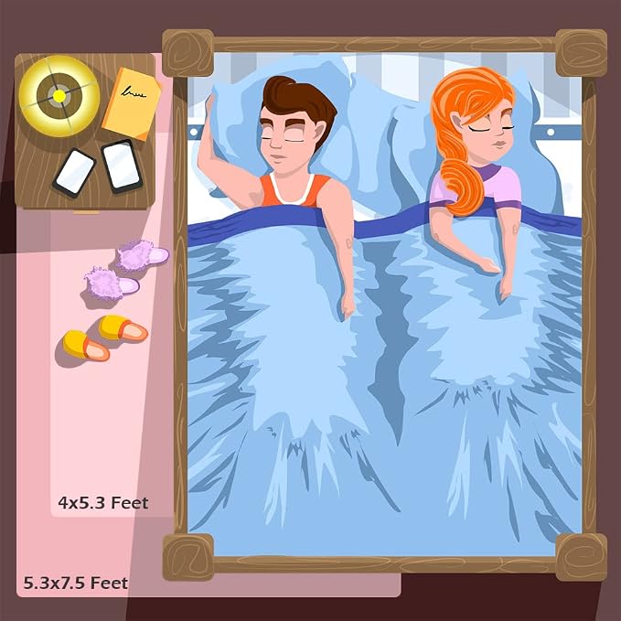 Amearea Premium Soft Area Rug 4x5.3 Feet, Fluffy Carpet - Image 7