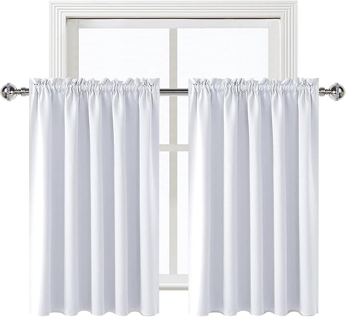 DWCN White Curtains for Living Room Thermal Insulated, Energy Saving & Noise - Image 9