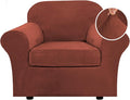 H.VERSAILTEX Rich Polyester and Spandex 2 Piece Cover Chair Slipcover Sofa by HVERSAILTEX
