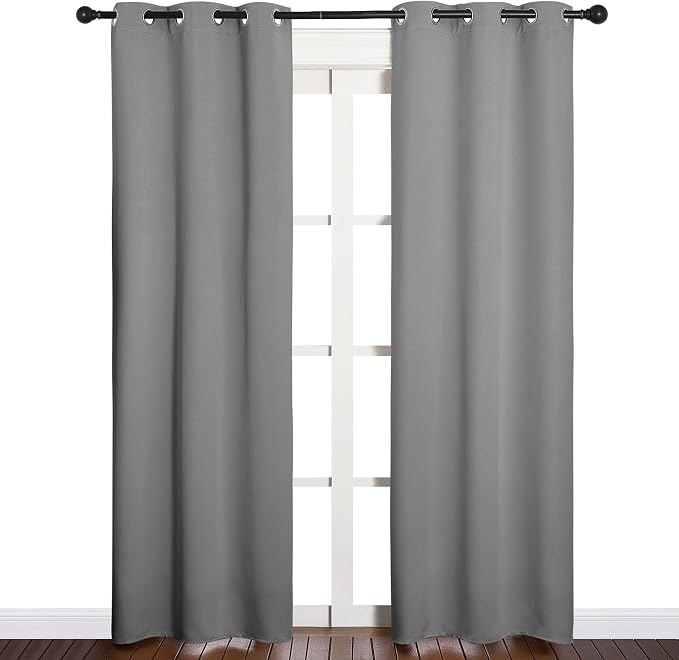 NICETOWN Bedroom Curtains Blackout Drapery Panels, Three Pass Microfiber - Image 2