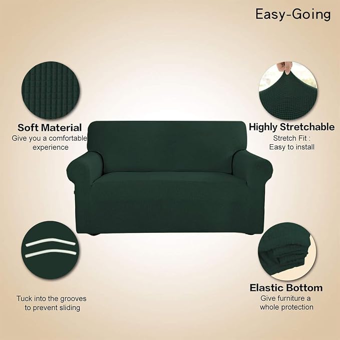 Easy-Going Stretch Loveseat Slipcover 1-Piece Sofa Cover Furniture Protector - Image 3