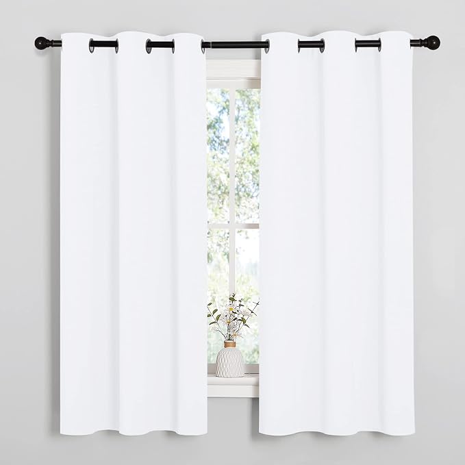 NICETOWN White Window Curtain Panels by NICETOWN