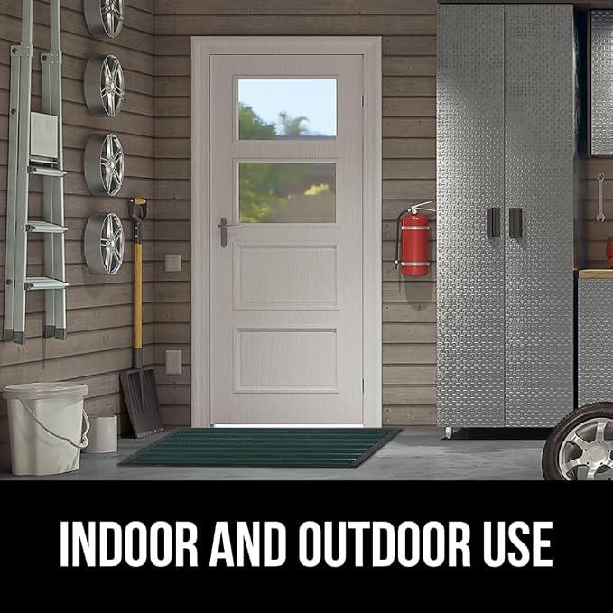 GORILLA GRIP 100% Waterproof All-Season WeatherMAX Doormat US Designed Natural - Image 9