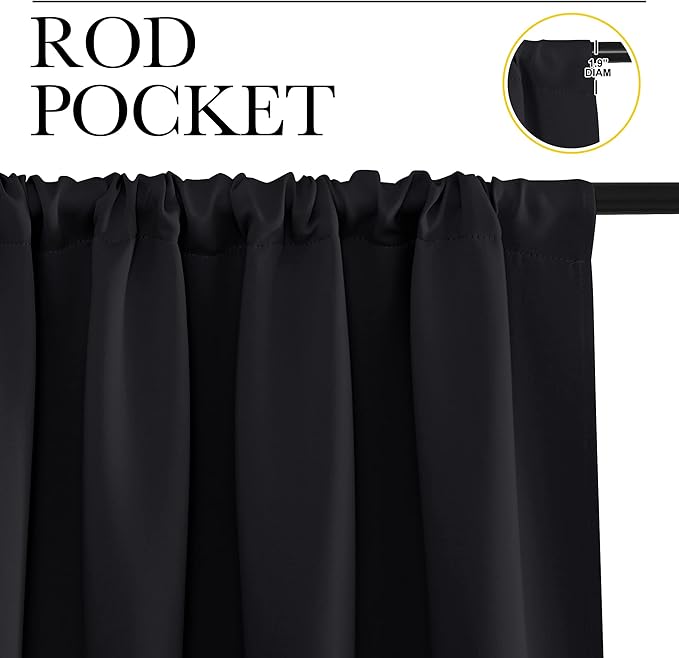 NICETOWN Black Out Curtain Panels - Image 2