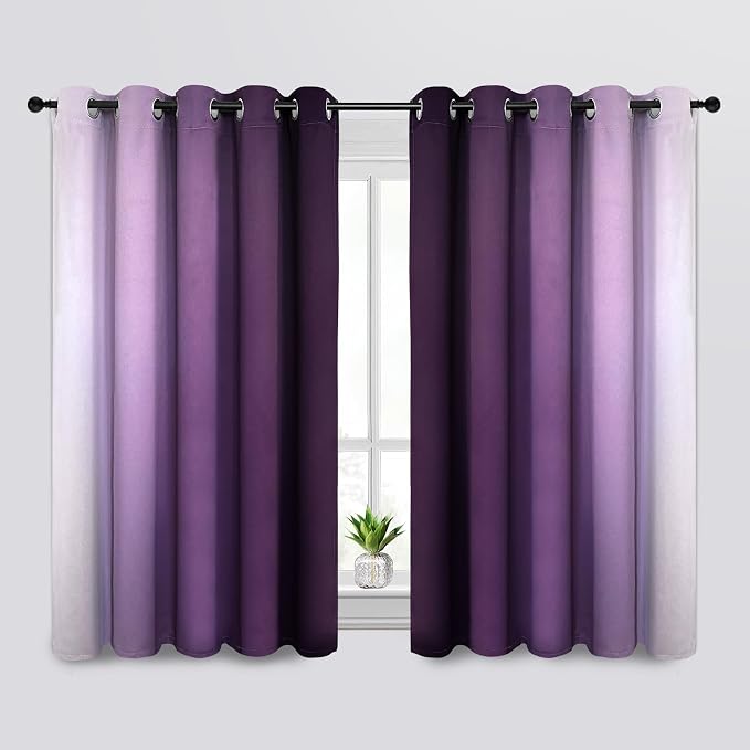 SimpleHome Ombre Room Darkening Curtains - Image 2