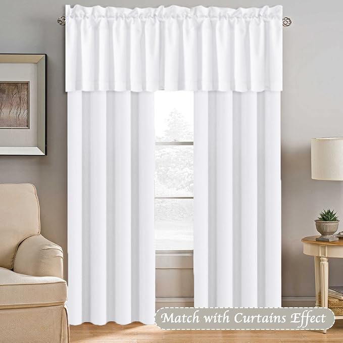 H.VERSAILTEX White Curtain Valances - Image 3