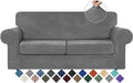 WEERRW Velvet Couch Covers for 2 Cushion Couch Sofa by WEERRW