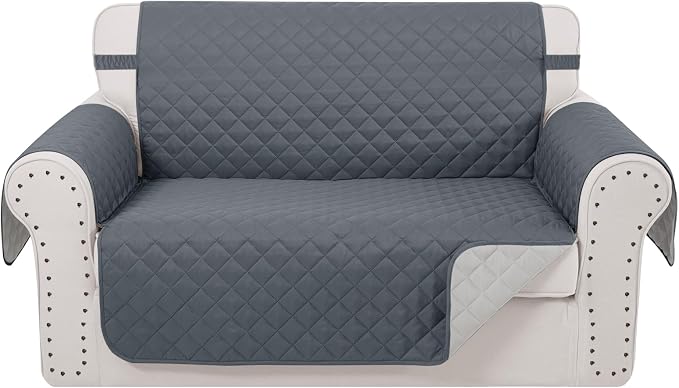 Reversible Loveseat Sofa Covers Couch Cover Furniture Protector by LuxshareHome