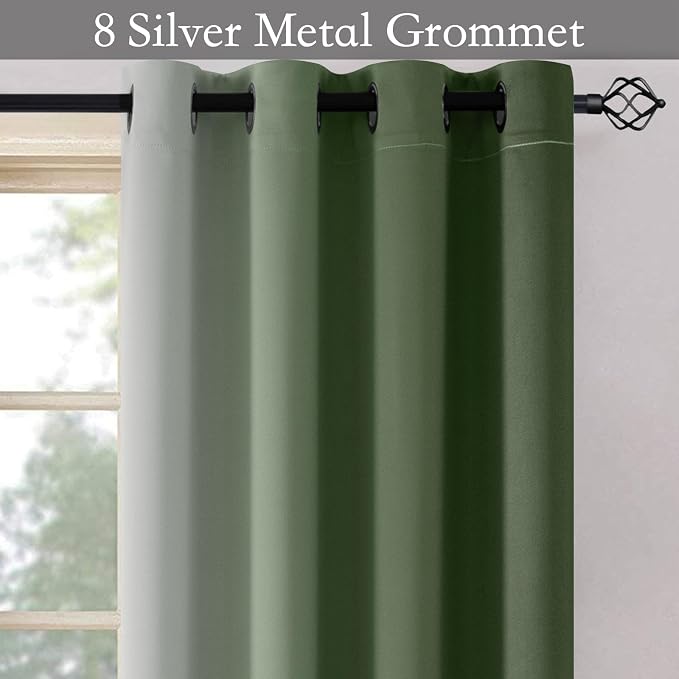 SimpleHome Ombre Room Darkening Curtains - Image 4