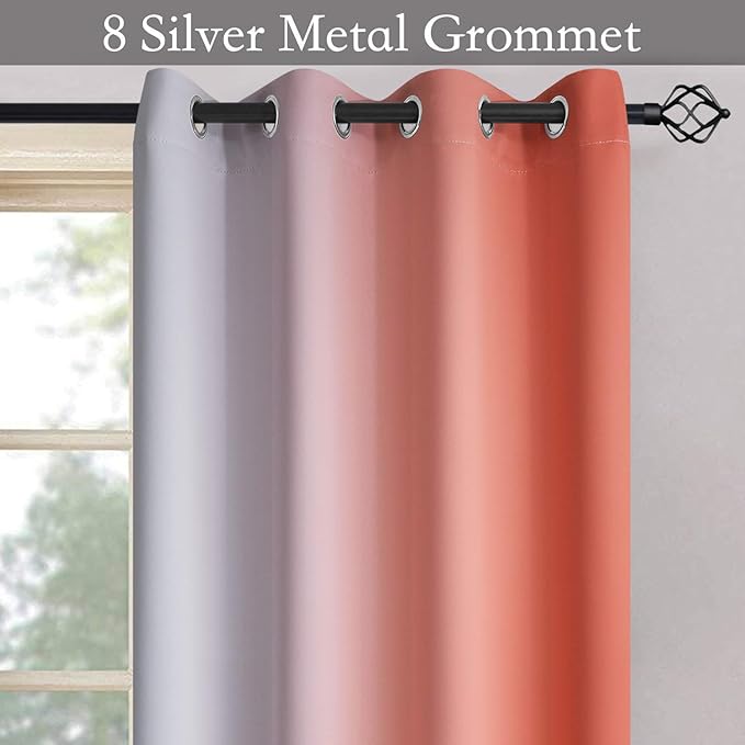 SimpleHome Ombre Room Darkening Curtains - Image 4