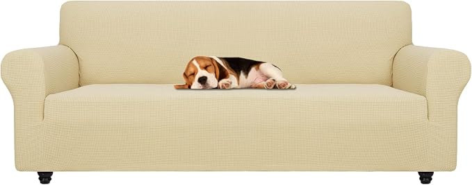 ZNSAYOTX Stretch Oversized Couch Cover Universal Sofa Covers by ZNSAYOTX