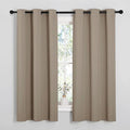 NICETOWN Window Curtain Panels, Thermal Insulated Solid Grommet Blackout by NICETOWN