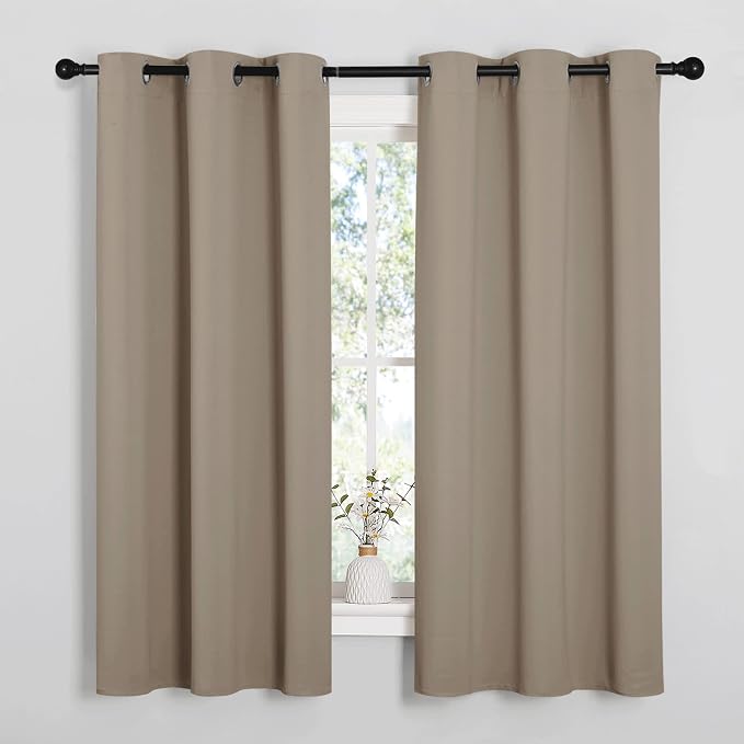 NICETOWN Taupe Room Darkening Curtains by NICETOWN