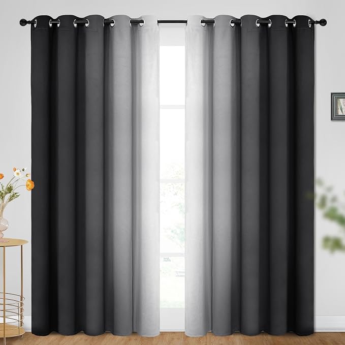 SimpleHome Ombre Room Darkening Curtains by SimpleHome