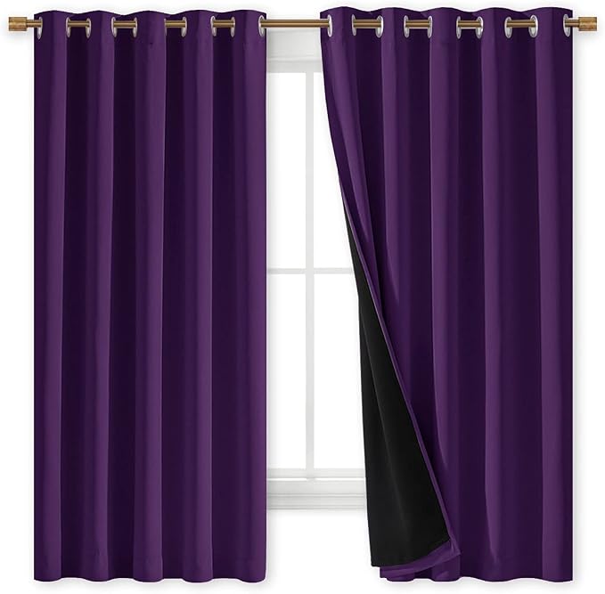 NICETOWN 100% Blackout Curtains - Image 2