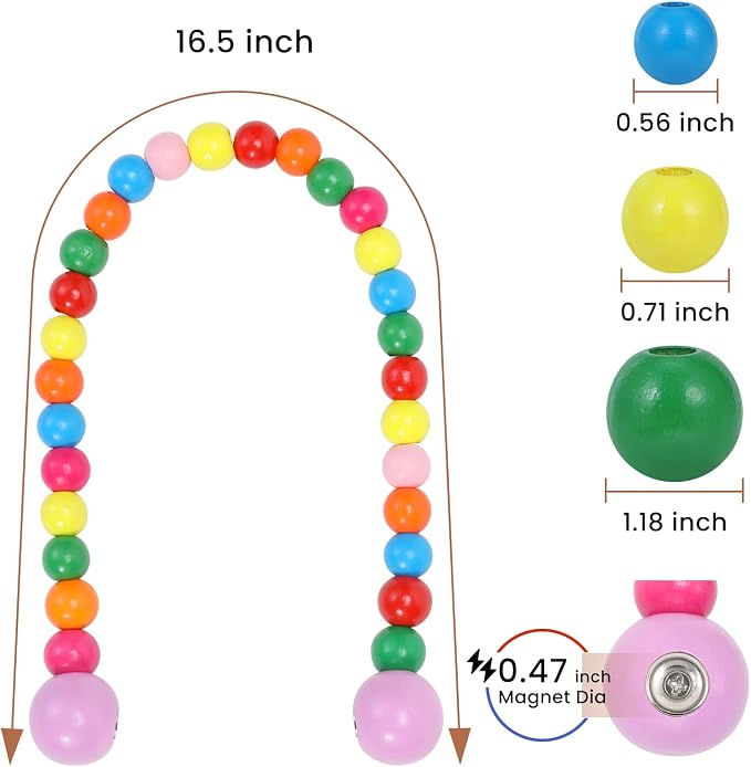 KLOGTSIND Magnetic Curtain Tiebacks, Curtain Tie Backs - Image 3