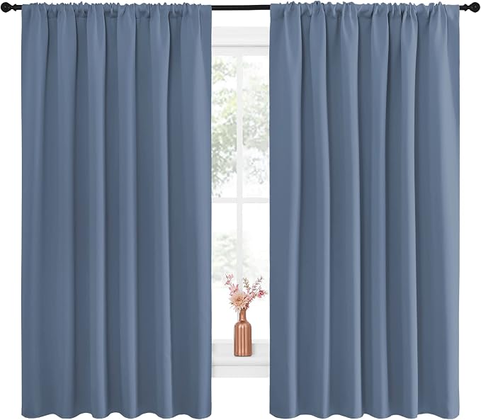 NICETOWN Blackout Curtains for Bedroom, Window Treatment Energy Saving Thermal - Image 2