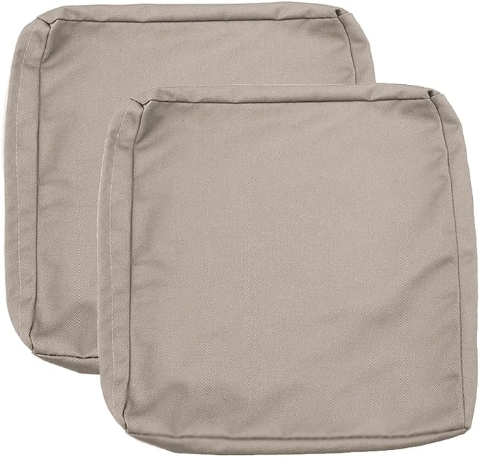 Sqodok Outdoor Cushion Covers 22x20 inch, Wicker Chair by Sqodok