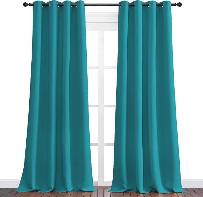 NICETOWN Room Darkening Curtains 90 inch Length 2 Panels, Thermal Insulated - Image 2
