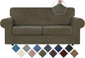 WEERRW Velvet Couch Covers for 2 Cushion Couch Sofa by WEERRW