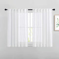 NICETOWN White Sheer Curtains 54 inch Length by NICETOWN